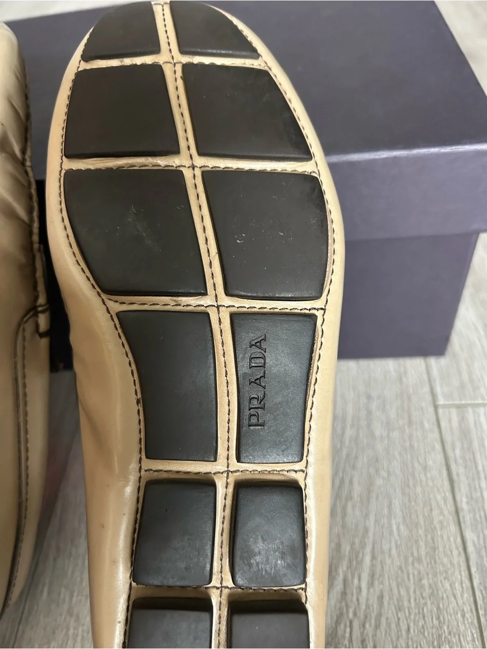 Prada men’s leather